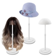 1PC Wig Stand Adjustable Height Portable Non-Slip Wig Holder StandsHead Standnew