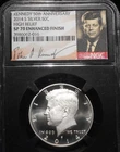 2014-S Kennedy Half Dollar -High Reaief  SP 70 Enhanced Finish