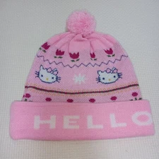 Sanrio Hello Kitty Heisei Retro Knit Hat Shinshidou Manufacturing Tulip