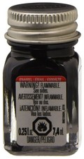 Testors Gloss Black Enamel Model Paint 2 oz Bottle