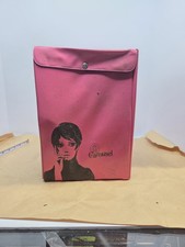 Vintage 1960's Wig Storage Case Box by Carousel Mod GoGo Twiggy Pink Vinyl