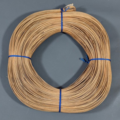 2mm Wide Natural Flat Reed Coil for Basket Weaving and Chair Caning DIY Crafts