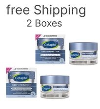 2 Boxes Of Cetaphil Deep Hydration Skin Restoring Water Gel - 1.7oz
