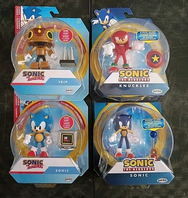 *FREE SHIP* 4'' TRIP KNUCKLES SONIC the Hedgehog Jakks Pacific Classic + Modern
