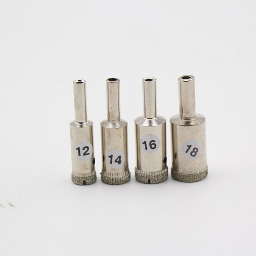 4 kits de brocas recubiertas de diamante con recubrimiento de 4 piezas 12 14 16 18 mm para azulejos de vidrio mármol cerámica - Imagen 3 de 6