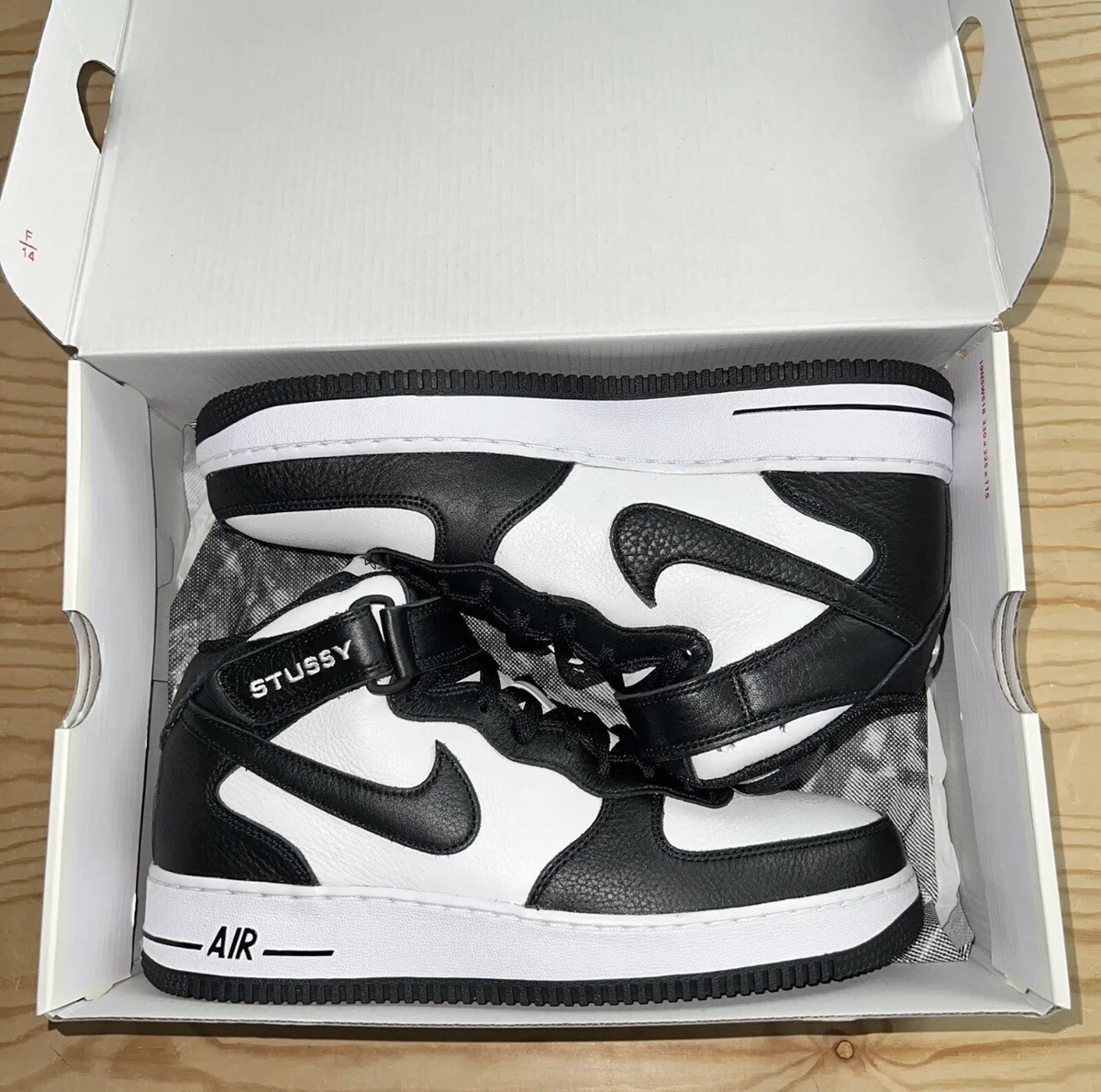 NIKE×STUSSY AIR FORCE 24.5 Amazon.com | Nike Mens Air Force 1 Mid DJ7840 002 Stussy - Light