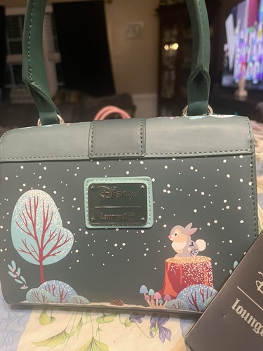 Loungefly Disney Bambi FolkArt Crossbody Bag - BoxLunch Exclusive NWT & Wrap - Picture 2 of 3