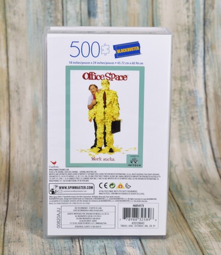 Cardinal Office Space Movie Poster Work Sucks 500 Pcs Puzzle 18 x 24 Blockbuster - Picture 3 of 5