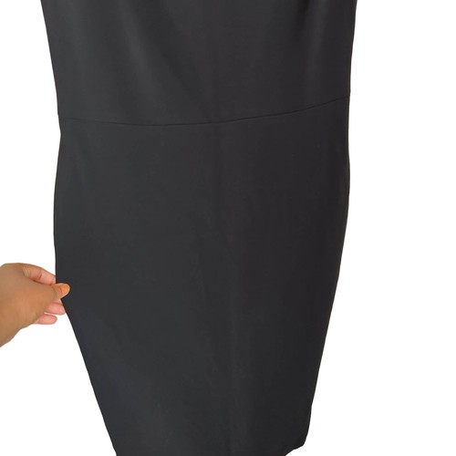 Ralph Lauren Damengröße 10 Purple Label schwarzes Etuikleid Midikleid ärmellos LESEN - Bild 8 von 10
