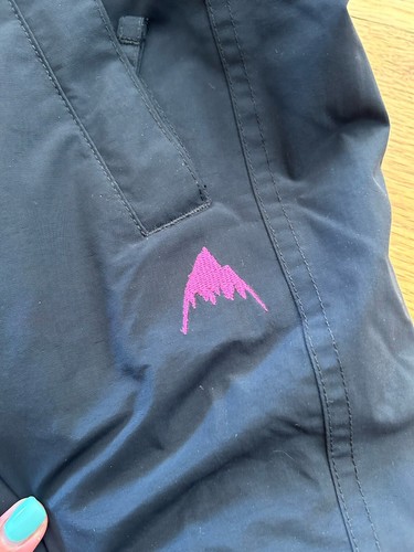 Burton Snow Pants Girls Large Dry Ride Black Ski Snowboard Winter Bootcut - Picture 7 of 10