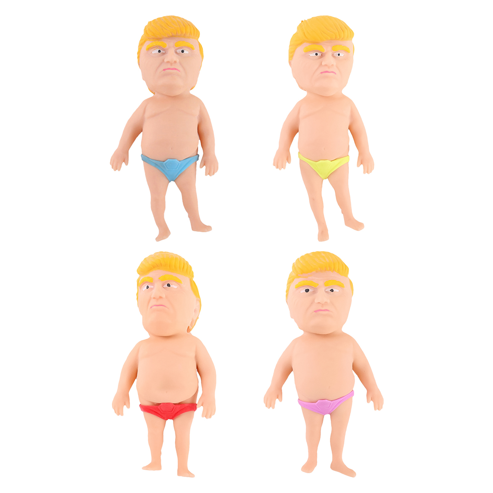 1pc Funny Donald Trump Stress Relief Squeeze Toy Sensory Squeeze Ball Fidget Toy