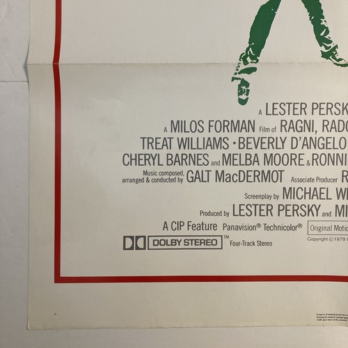 Hair The Movie 1979 gefaltet ein Blatt Filmplakat 27x41 - Bild 2 von 9