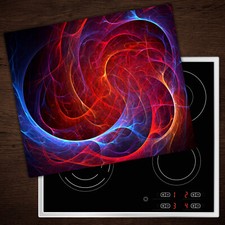 Glass Worktop Saver Ceramic Induction Hob Protector Cover Fractal Art