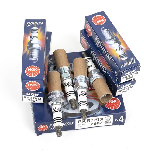 OEM 4pcs NGK 2667 BKR7EIX Iridium IX Spark Plugs For AUDI A3 A4 A5 A6 VOLKSWAGEN - Picture 9 of 14