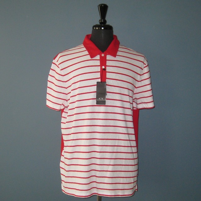 armani red polo shirt