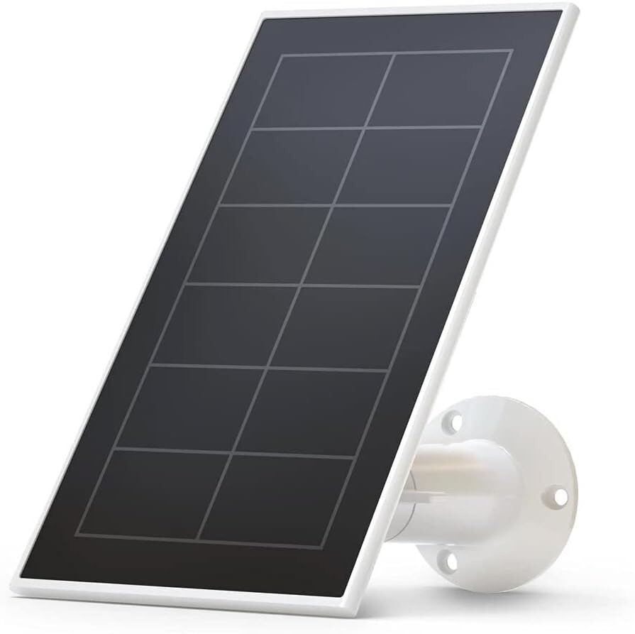 Arlo Essential Solar Panel Charger with Mount in White VMA3600 New Model