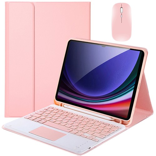 For Samsung Galaxy Tab A9 Plus S9 FE S9 S8 S6 Lite Touchpad Keyboard Case Mouse - Picture 23 of 34