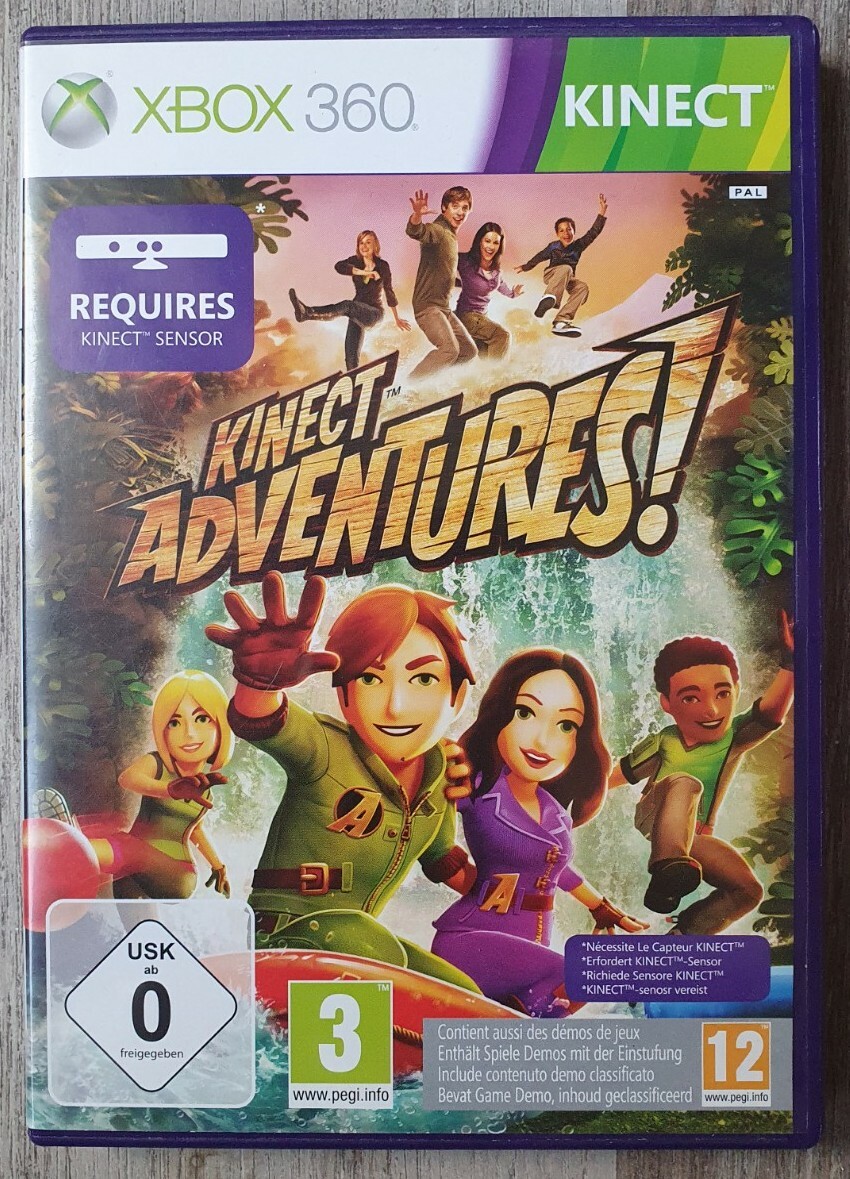 CAMERA KINECT + 3 JX  XBOX 360 VERSION FRANÇAISE. 
