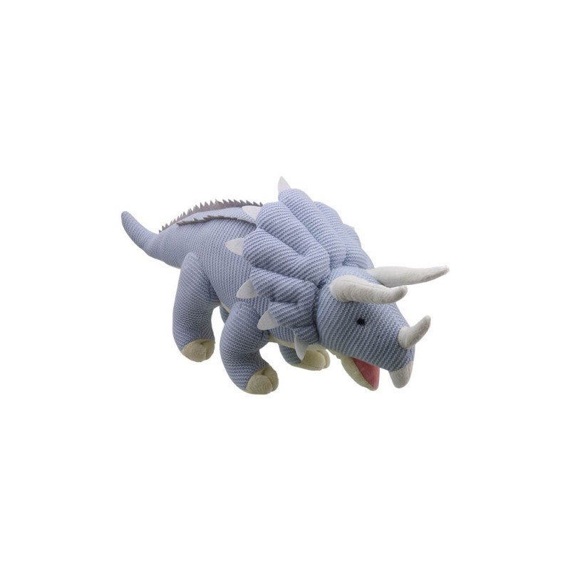 Wilberry Knitted Triceratops teddy Triceratopses dinosaur toy dinosaurs teddies