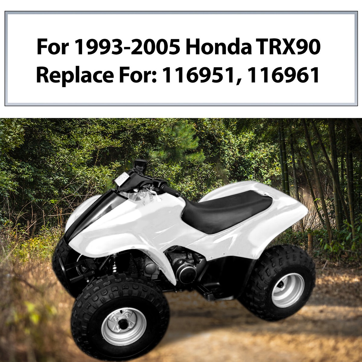 Front & Rear Fender Set For 1993 -2005 HONDA TRX90 TRX 90 Mudguard