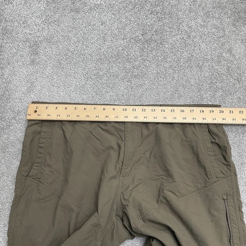 The North Face Convertible Pants To Shorts Mens 40 Green Straight Zip Pockets - Picture 14 of 19