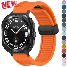 Sport Silicone Band For Samsung Galaxy Watch Ultra 2025 Magnetic Buckle Bracelet