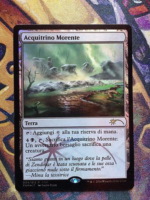 Blighted Fen - FNM PROMO Italian - MTG Magic (NM)
