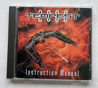 Tempest 2000 Atari PC Game Vintage 1997 W/Manual