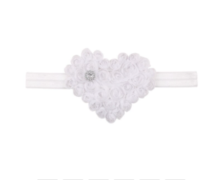 Fascia Capelli Neonata Donna Fascia Termica Con Il Fiocco Per Capelli, Super Facile Allu2019uncinetto Fascetta Neonata Battesimo - Foto 6