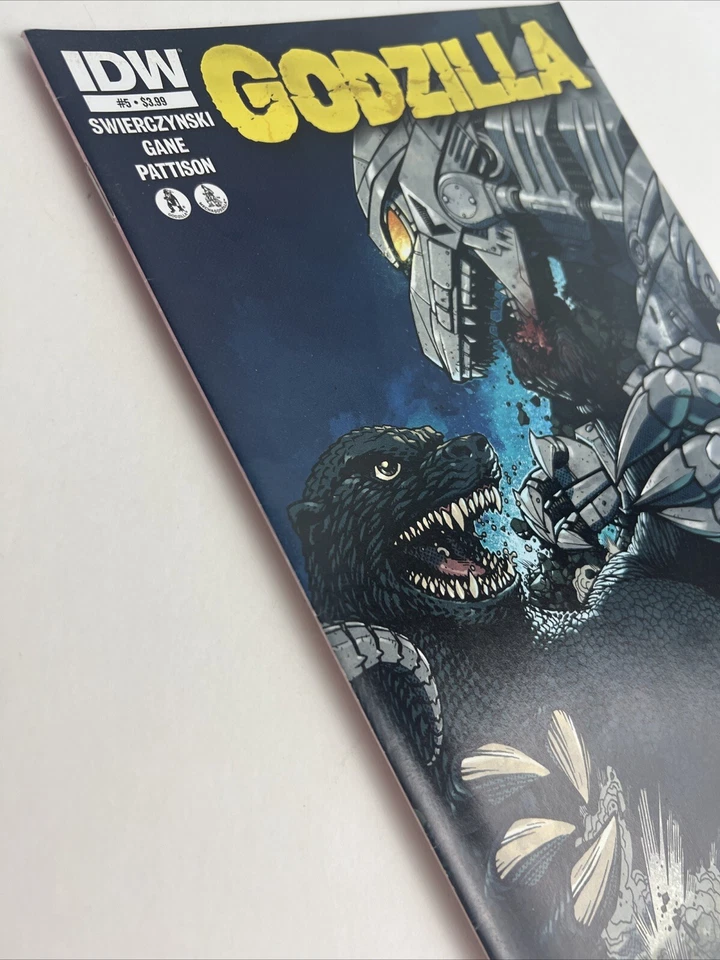 Libro de historietas Godzilla IDW #5 Mechagodzilla 2012 Toho Pattison Foto 3 de 4