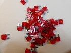 10 X 10amp MINI BLADE CAR VAN BIKE TRUCK AUTO FUSES 10A MINI BLADE FUSES (L23)