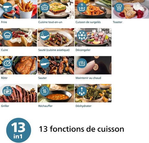 Philips Airfryer Serie 2000 4.2L -Leistung 1500W, RapidAir Technologie T-Display - Bild 6 von 8