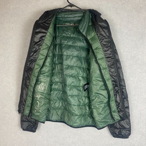 Tommy Hilfiger Puffer Jacket Mens Small Black Warm Like Down Water Resistant - Picture 5 of 10