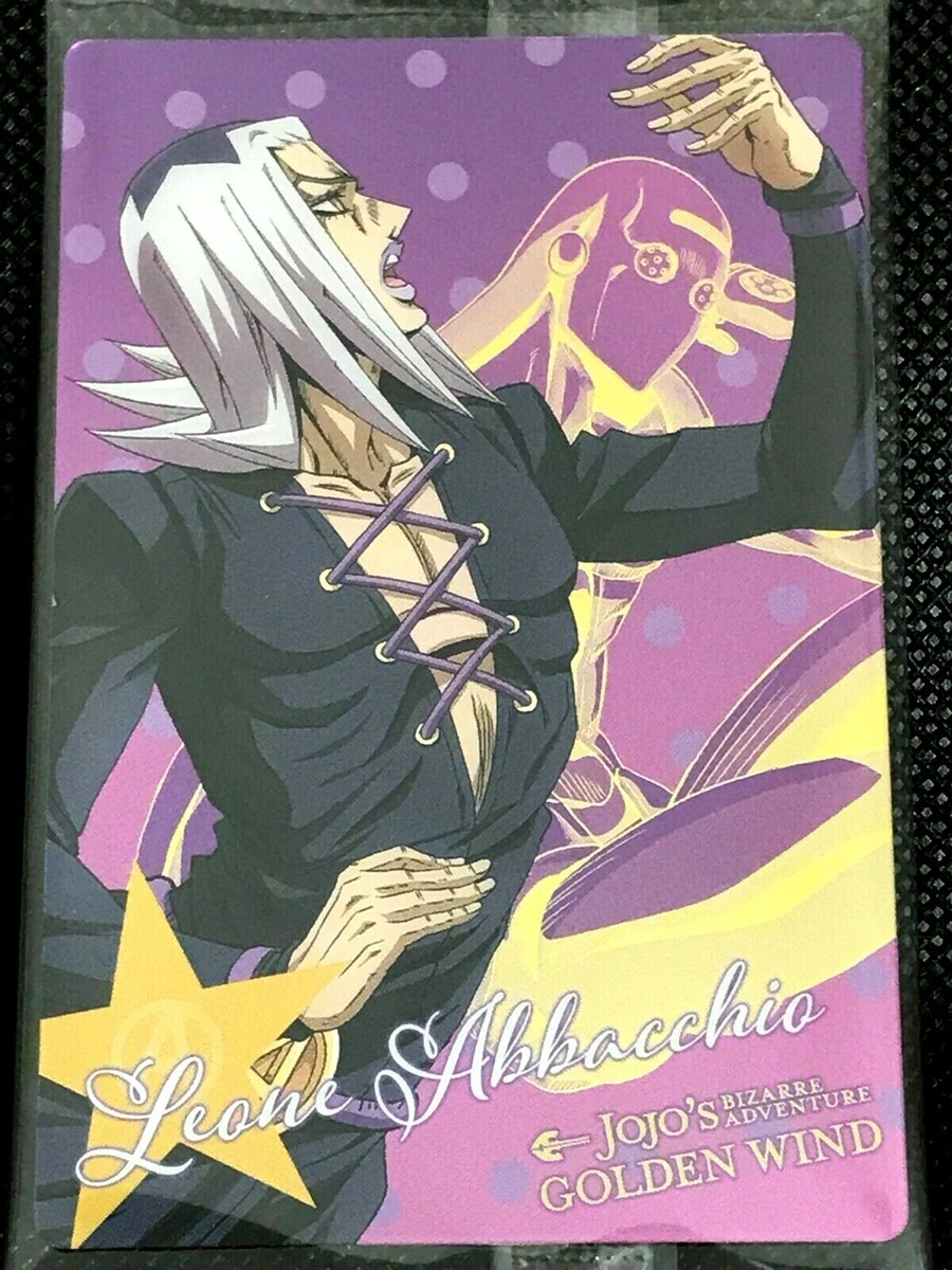 M・B Leone Abbacchio JoJo's Bizarre Adventure Wafer Card Golden