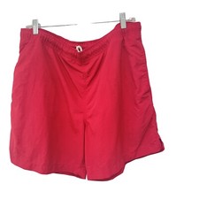 Land s End Men s Swim Trunks Pull On Red sz M