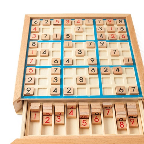 Sudoku-Spiel Schach Kind Zahlenpuzzle-Spielbrett Tischpuzzle Für Kinder - Bild 11 von 11