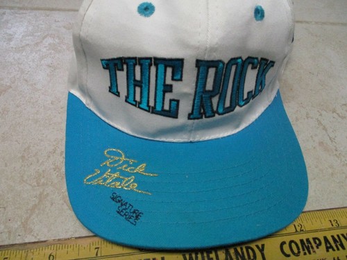 Gorra de béisbol Rock Dick Vitale Signature Series Pepsi azul blanco Snapback camionero - Imagen 2 de 5