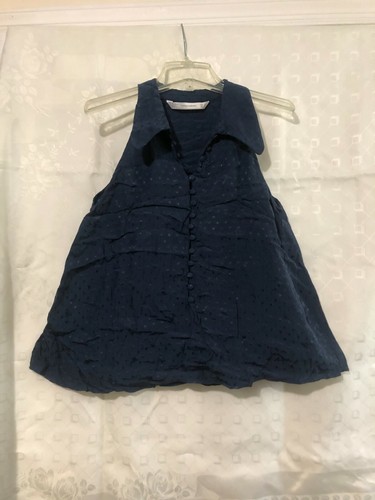 Zara trafaluc collection women sleeveless shirt top blouse size XS, 001W1T03 - Picture 4 of 5