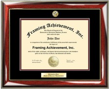 Diploma Frames Engraved Certificate Frame University Degree Logo College Framing