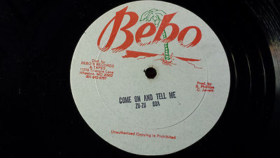 Reggae 12'' Leroy Smart -Don't Go/Zu-Zu -Come on and Tell Me on Bebo Label