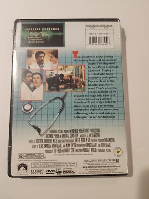 Critical Condition DVD - 1986 Richard Pryor Bob Saget