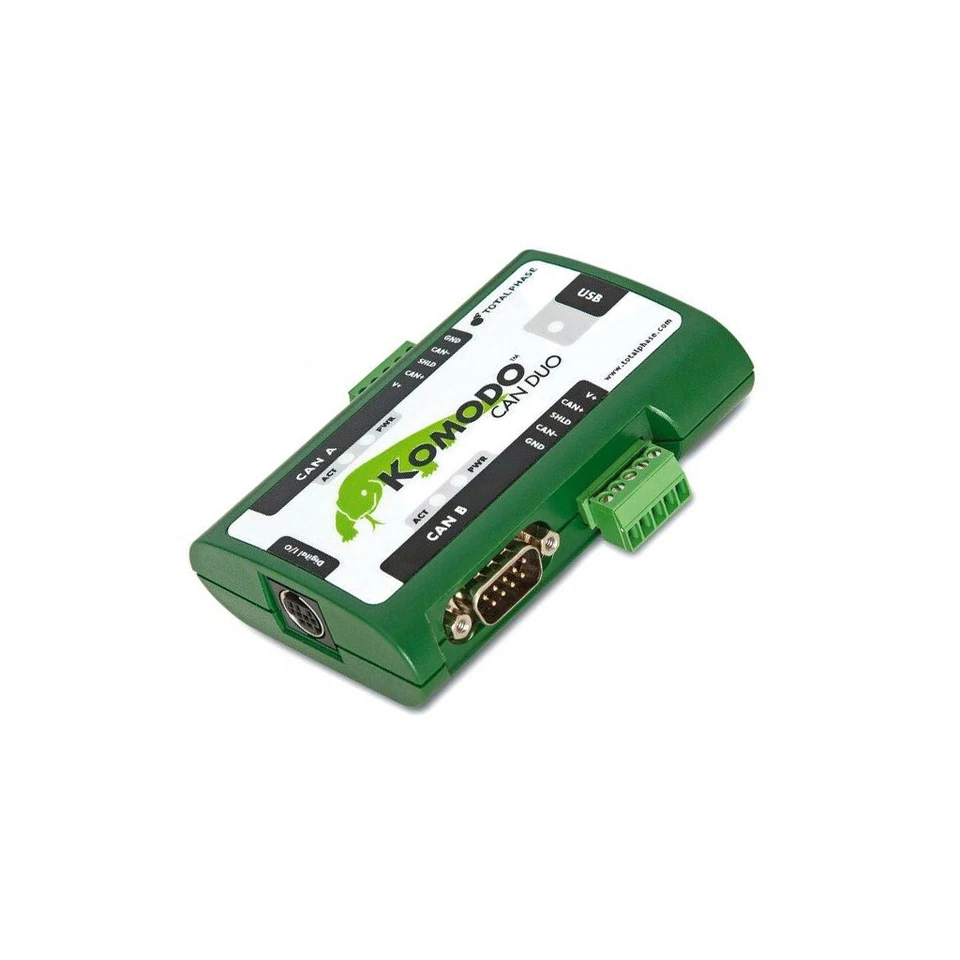 KOMODO CAN DUO INTERFACE Entw.Kits: Protokoll-Analysator CAN x2,GPIO,USB 2.0 TOT - Bild 1 von 1
