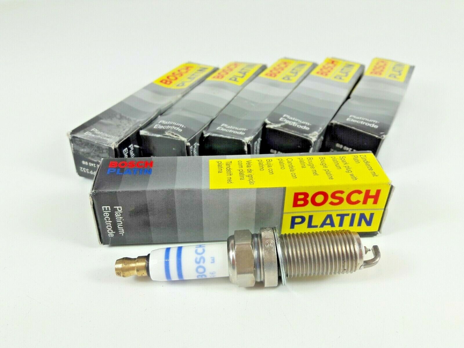 1x BOSCH Spark Plug FR6MPP332 0242240619 PLATIN