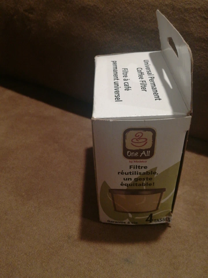 Filtro de café permanente universal estilo cesta Medelco BF111 4 tazas capacidad Foto 3 de 4