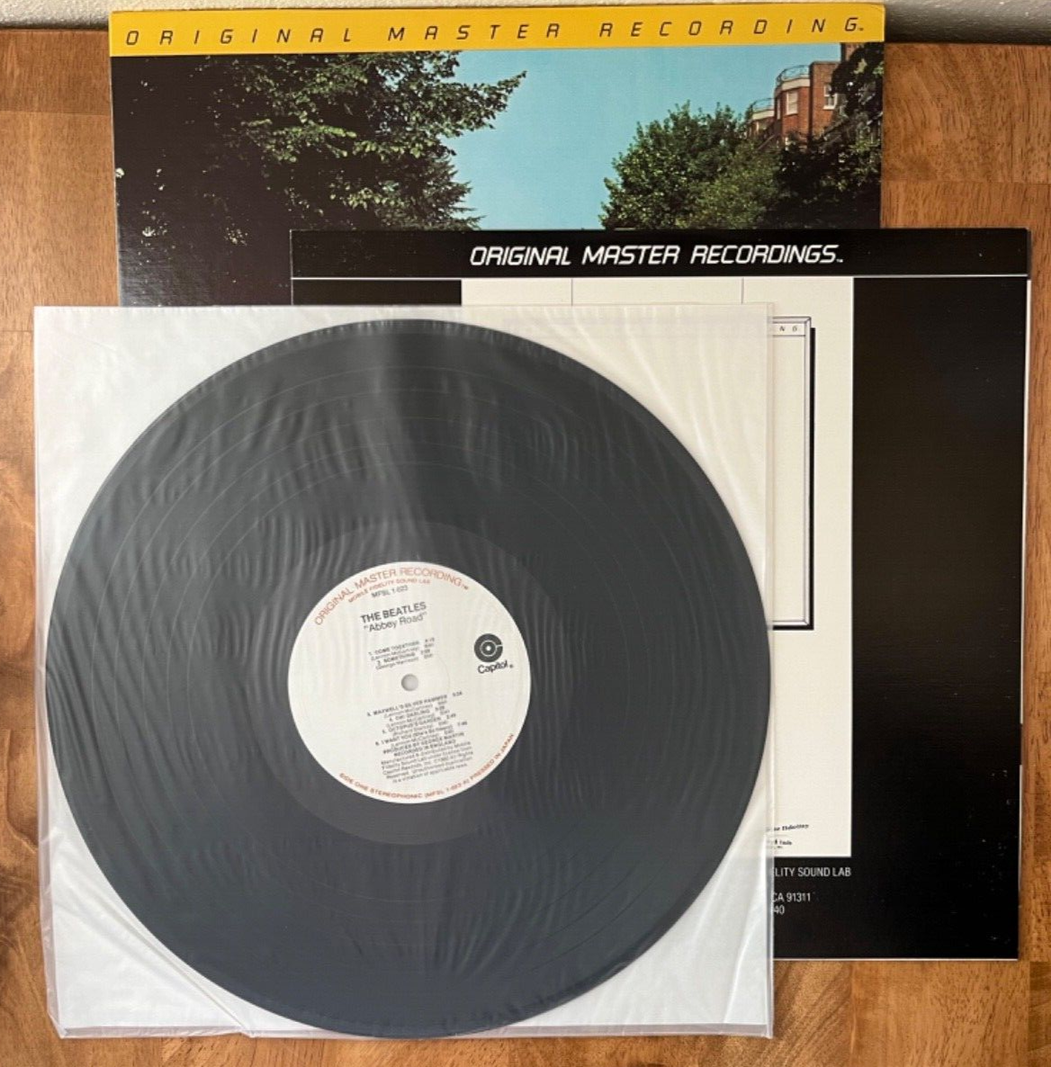 MOBILE FIDELITY THE BEATLES ABBEY ROAD MFSL 1-023 VINYL RECORD