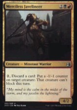 Merciless Javelineer - Amonkhet: #202, Magic: The Gathering Nm R106