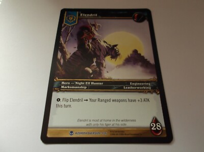 UDC / Blizzard - World of Warcraft - Azeroth ''ELENDRIL'' #3/16 Oversize Karte