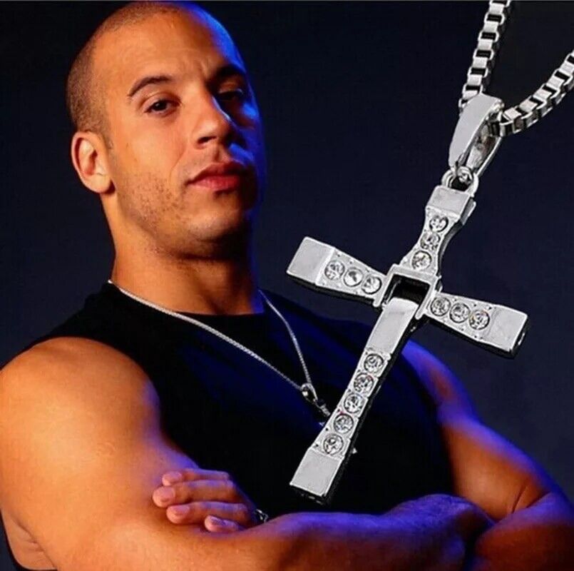 Fast Furious Vin Diesel Dom Toretto Cross Necklace Fashion Fast Furious Vin Diesel Dom Toretto Cross Necklace Fashion
