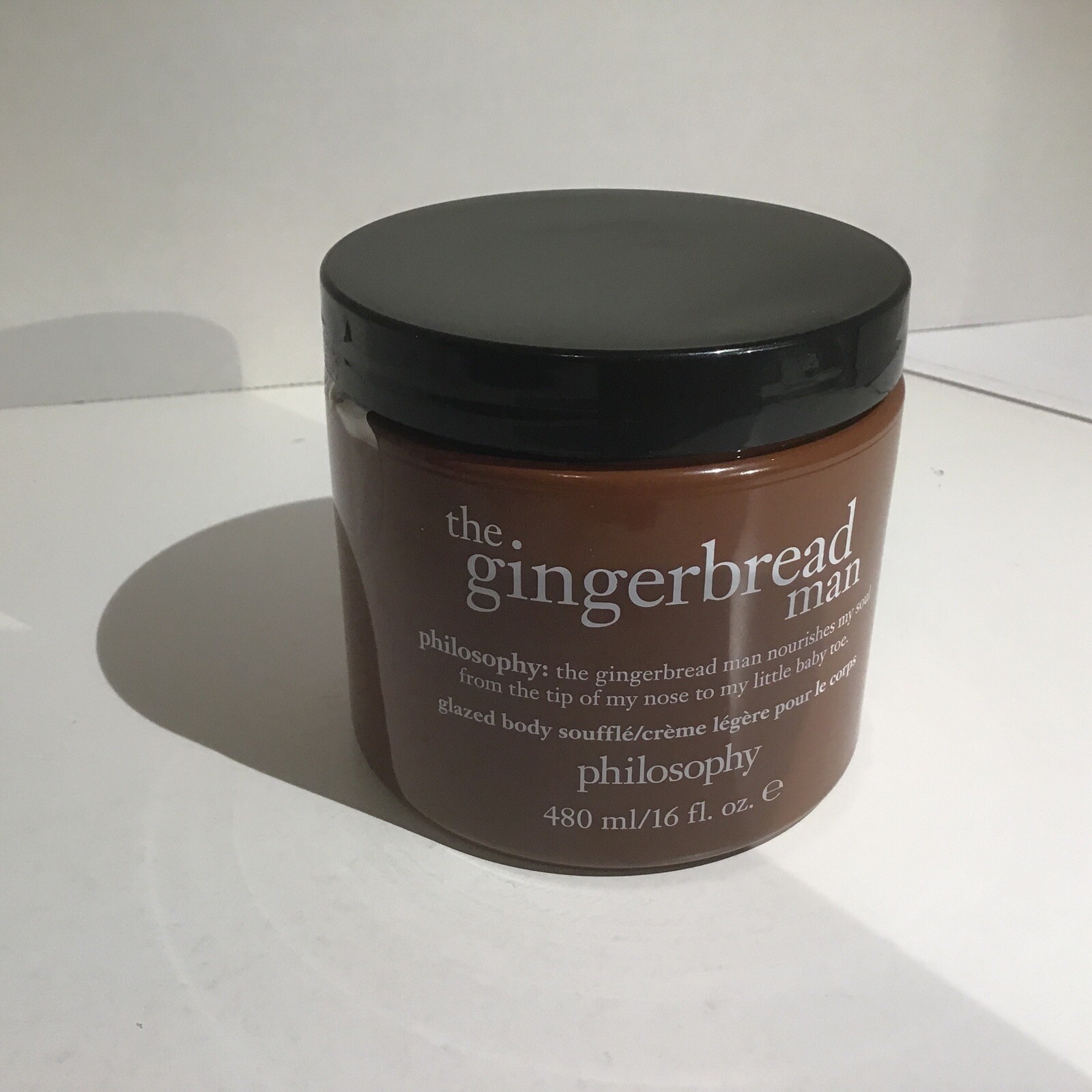 Philosophy GINGERBREAD MAN Body Souffle Cream Jumbo 16 oz. Factory