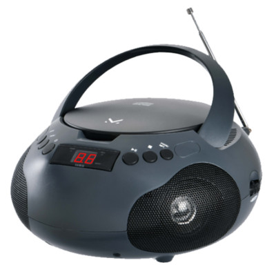 Tragbarer CD Player Radio FM Stereo Bombox Majestic AH164BK